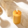 AGLARY 3PCS Beeswax Pillar Candles,Large Handmade Pure Beeswax Candle,Long Lasting
