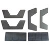 labwork Universal Mini Rear Frame C Notch Kit Weld-on Square