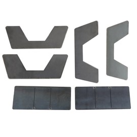 labwork Universal Mini Rear Frame C Notch Kit Weld-on Square Under Bed Notch 6 Pieces