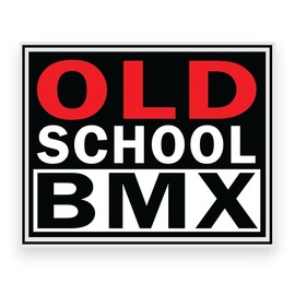 Sticker Gold - Old School BMX Sticker - 10cm - Classic GT, HARO, Mongoose, Burner, Decal SG092