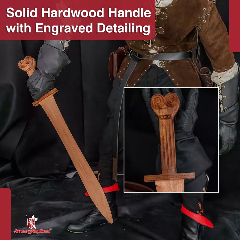 Armory Replicas Full Tang Custom handmade sword Spartan Greek Hardwood