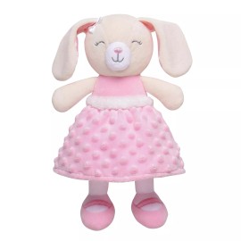 Baby Starters Ella Soft Plush Doll with Satin Lined Skirt Perfect for Newborns and Toddlers