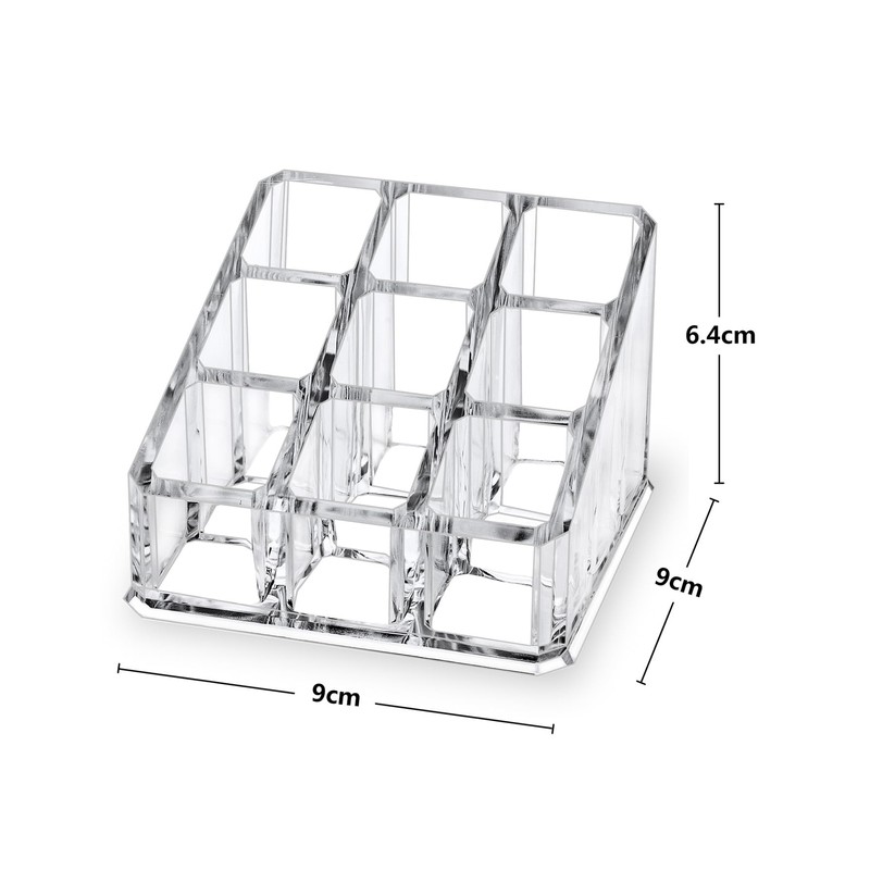 MOSIKER Lipstick Case, Acrylic, Cute, Mini Makeup Box, Lipstick Storage