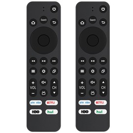 【Pack of 2】 CT-RC1US-21 NS-RCFNA-21 Replace Remote Compatible for Toshiba Insignia Smart TV V35/C350/F20/F30/F50 Series 32LF221U21 43LF421U21 43LF621U21 43LF711U20 50LF621U21 50LF711U20 55LF621U21