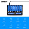 8 Bay18650 Battery Charger,XTAR VC8(VC4+VC4S) USB C 21700 Smart Speedy