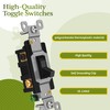 TG 4-Way Toggle Light Switch, Four Way Electrical Wall Switch,