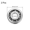 sourcing map 2 pieces 6303 deep groove ball bearings, 20