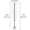 HUAGHEE 7.2FT Tall Wine Bottle Trees Stand for Garden Decorative,