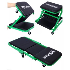 HZX 36" 2 IN 1 Rolling Folding Car Creeper/Seat 6 Pcs 2" Casters 300lbs Capacity