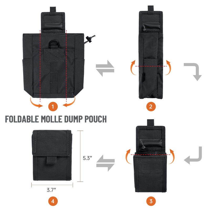 EXCELLENT ELITE SPANKER Molle Magazine Pouch Tool EDC Bags Dump