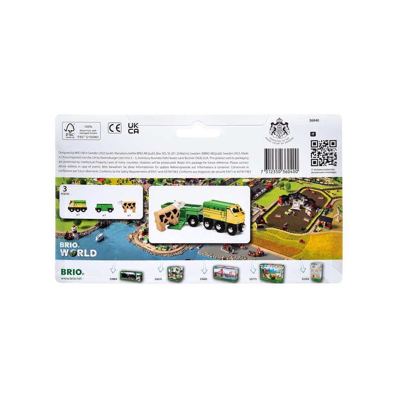 BRIO WORLD 2023 Limited Train 36040 (Rail Toy, Vehicle, Train)