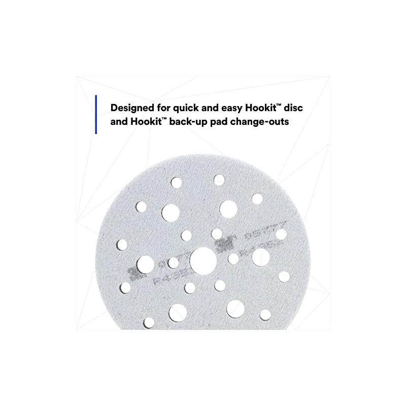 3M Hookit Soft Interface Pad, 05777, 6 in x 1/2