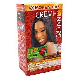 Creme Of Nature Color #3.0 Soft Black Exotic Shine (3 Pack)