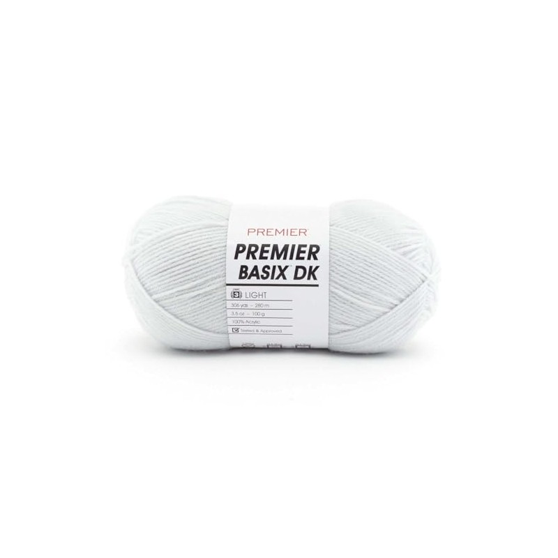Premier Yarns Basix DK Yarn-Frost