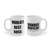 The Office World's Best Boss Mug - Dunder Mifflin Ceramic