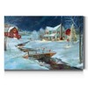 Renditions Gallery Christmas on The Farm Wall Art, Snowy Country
