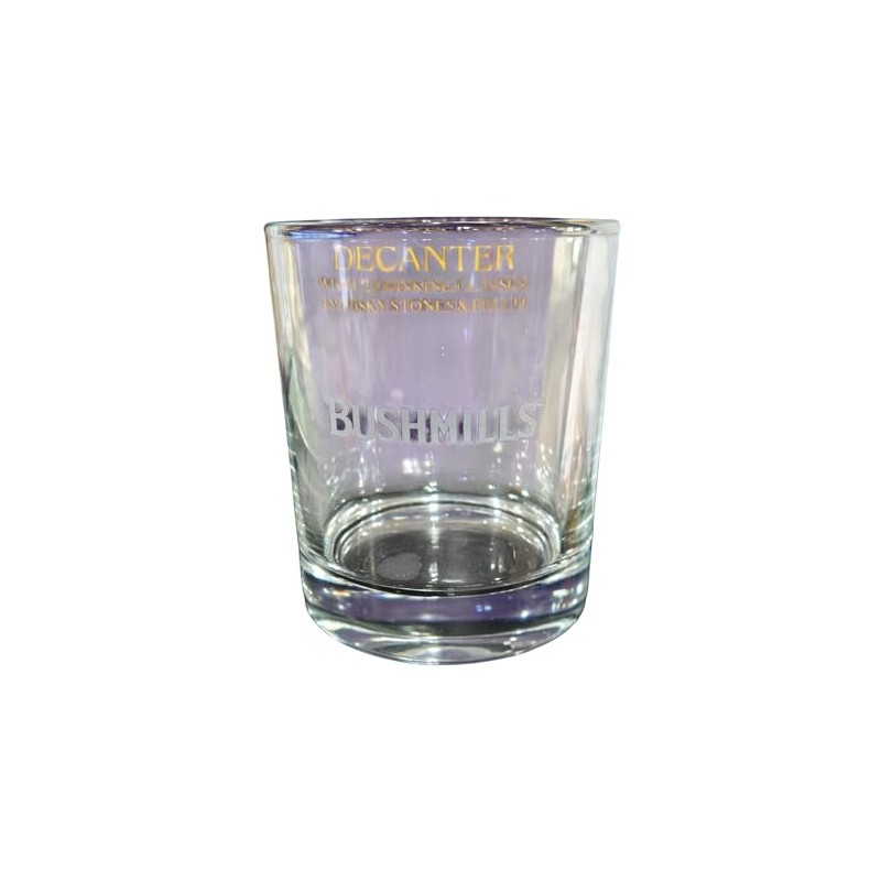 Bushmills Signature Etched Rocks Glass Set - Set of 2