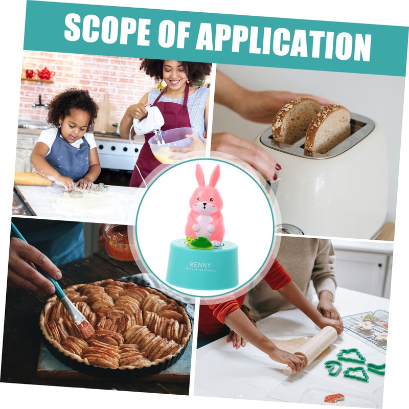 FUNOMOCYA Lovely Mechanical Kitchen Timer Cute Cartoon Countdown Timer for