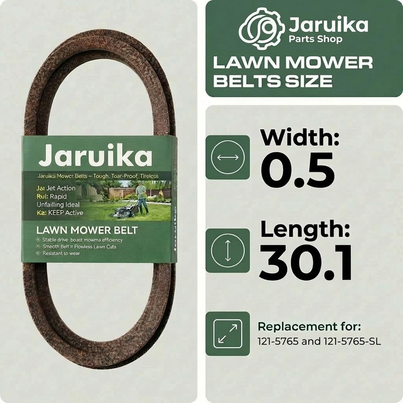 Jaruika Drive Belt 121-5765 Replacement for Toro TimeMaster 30 Inch
