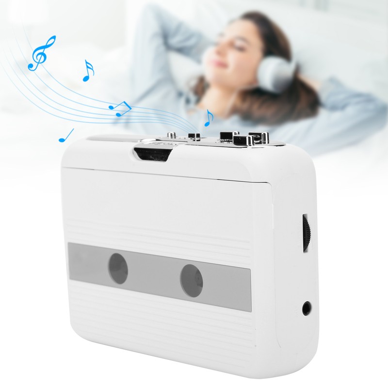 Portable Tape Player Bluetooth Cassette Player FM Radio with AutoReverse