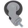 4in Caster TPR Silent Wheel with M12 Thread Stem Furniture