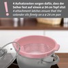 Westmark 2126221P Colander / Strainer with Recessed Handles and Attachment