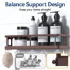 YASONIC Shower Caddy Adhesive, No Drill Bathroom Shower Organizers, with