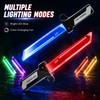 2-in-1 Transforming Light-Up Sword & Axe Toy – ABS Cosplay