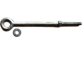 Eye Bolt Forged Galvanized 1/2 Inch X 10 Inch, Eye Bolt with Washer and Nut Galvanized Eye Bolt 1/2" x 10" Galvanized Forged Eye Bolts, Forged Eye Bolt, Eye Bolts Heavy Duty Eyebolts Long Eyebolt (5)