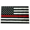 2x3 Thin Red Line Firefighter First Responder Lives Matter on
