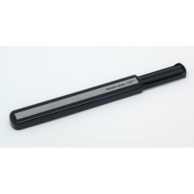 OSK HS-16 Bento Chopsticks & Cutlery Metallic Style Pull Lid