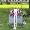 Funeral Sash Memorial Wreath Sash Funeral Ribbon for Wreaths Caskets