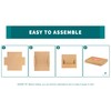 Jiazalpak Comic Book & Magazine Shipping Boxes, 10.25x7.5x1.1 Inch, 50-Pack