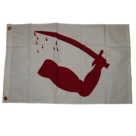 2x3 Embroidered Sewn Dimmit's Goliad 100% Cotton Flag 2'x3' 2 Clips