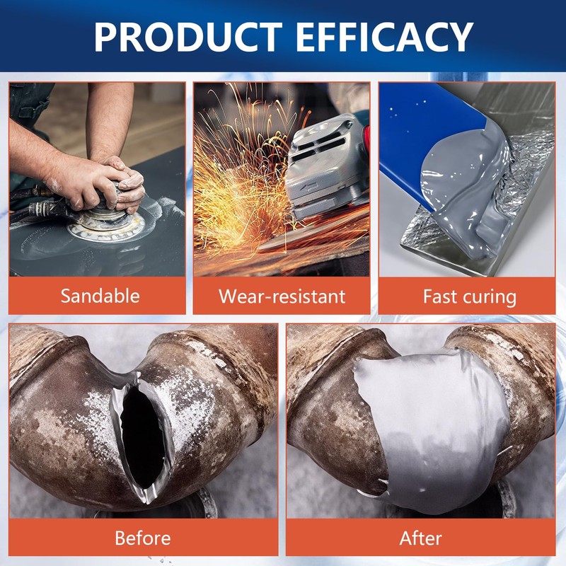 Strong Foundry Glue,Metal Repair Glue,High Temperature Resistant Casting Repair,Magic Welding