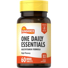Sundance Daily Multivitamin for Adults | 60 Tablets | High Potency Formula | Non-GMO and Gluten Free Supplement