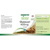 Shatavari 400mg - Vegan - HIGH Dosage - 180 Capsules