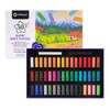 Artecho 50pcs Soft Pastels, 48 Colors Including 4 Fluorescent Colors,