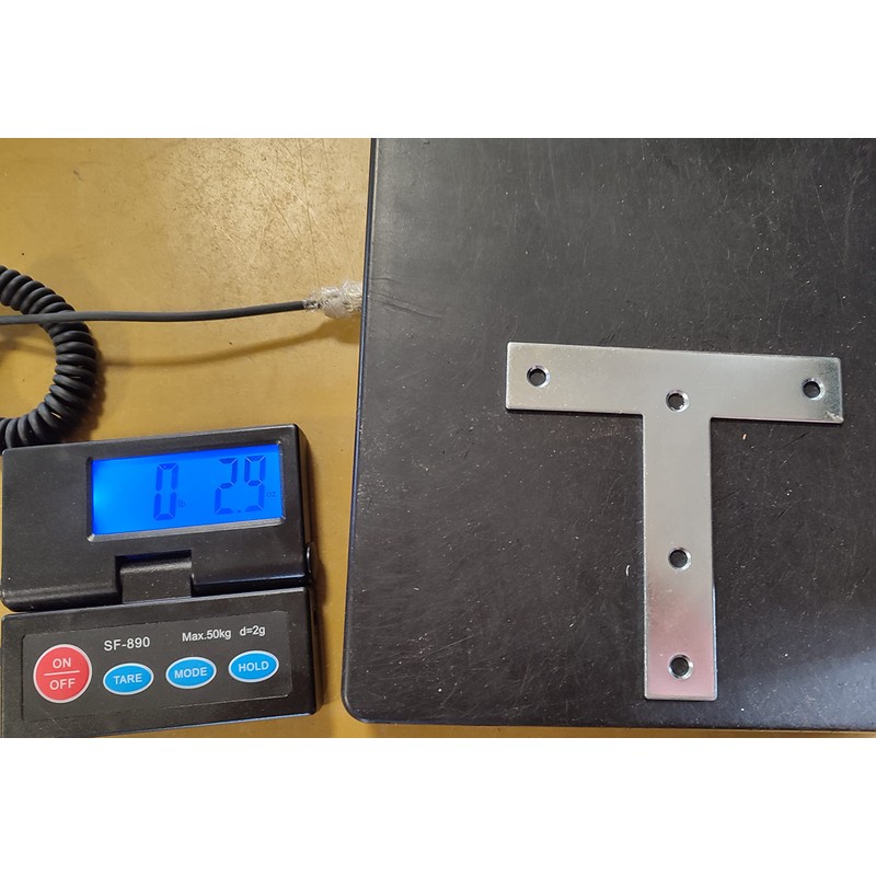 Metal Mending Tee T Plates 5in Braces Corner Bracket Plate