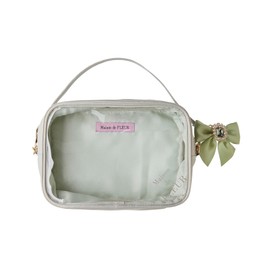 Maison de Fleur Pouch, Drawstring EC Limited Clear Pouch, M, mint