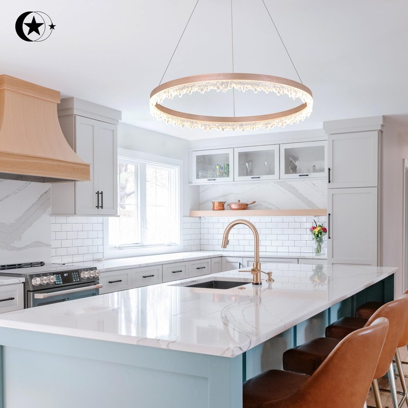 XGZL · LIGHTING Modern LED Chandelier 1 Ring 23.6in Circular