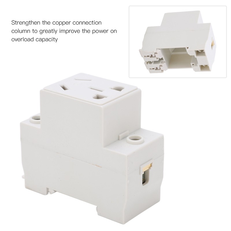 Power Socket 5 Hole 250V Durable Material Stable Sockets Safe