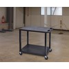 Luxor - 32" x 18" Cart - Two Flat Shelves