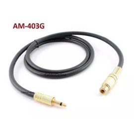 CablesOnline 3ft 3.5mm Mono Mini Jack Plug to Single RCA Jack Audio/Video Gold-Plated Cable