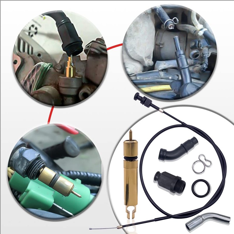 Choke Cable and Starter Valve Plunger Kit Compatible With Honda