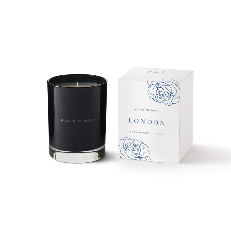 Mister Morgan London English Rose Candle, 11 Ounces