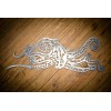 Turtle Laboratories 41" Decorative Octopus Metal Wall Art Hanging Home