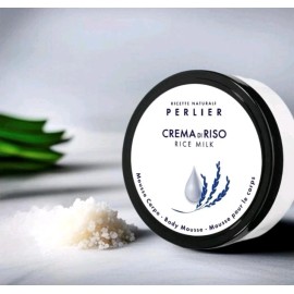 Perlier Rice Milk Hydrating Body Mousse 200 ml 6.7 fl. oz. Sealed