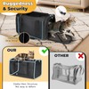 YUDODO 25 lbs Lightproof Soft Sided Large Cat Carrier for