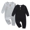 Little Brother Newborn Outfit 2 Pack Long Sleeve Snap Closure